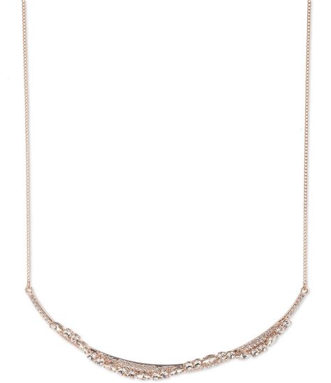 givenchy gold silk cluster frontal necklace|Givenchy Jewelry .